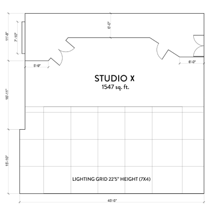 A look at a music studio rental layout in the berkeley area.